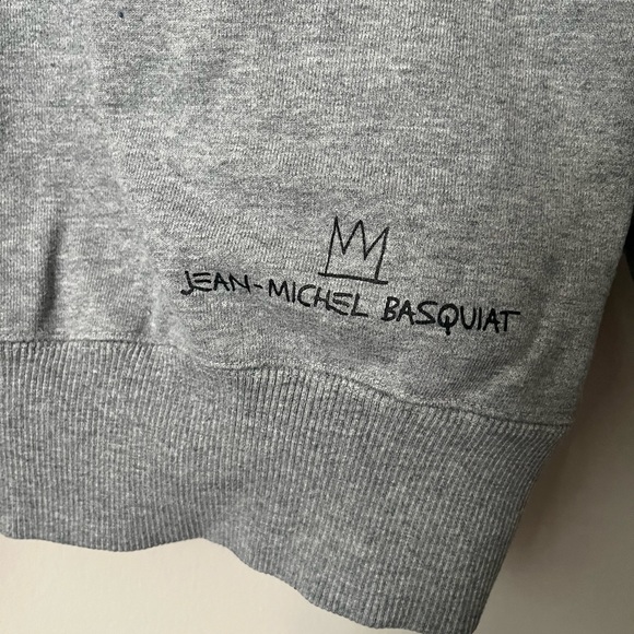 Jean-Michel Basquiat Bratwurst Hoodie Gray Medium - Picture 4 of 9